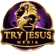 Try Jesus Media lion and lamb logo