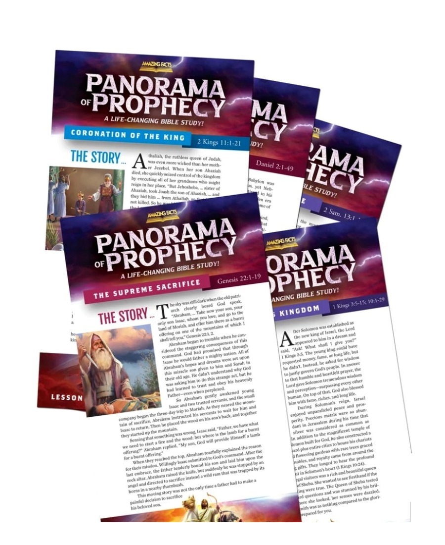 Printed Panorama of Prophecy Bible study guides